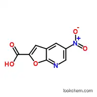 Molecular Structure of 6563-65-1 (Furo[2,3-b]pyridine-2-carboxylic acid, 5-nitro-)